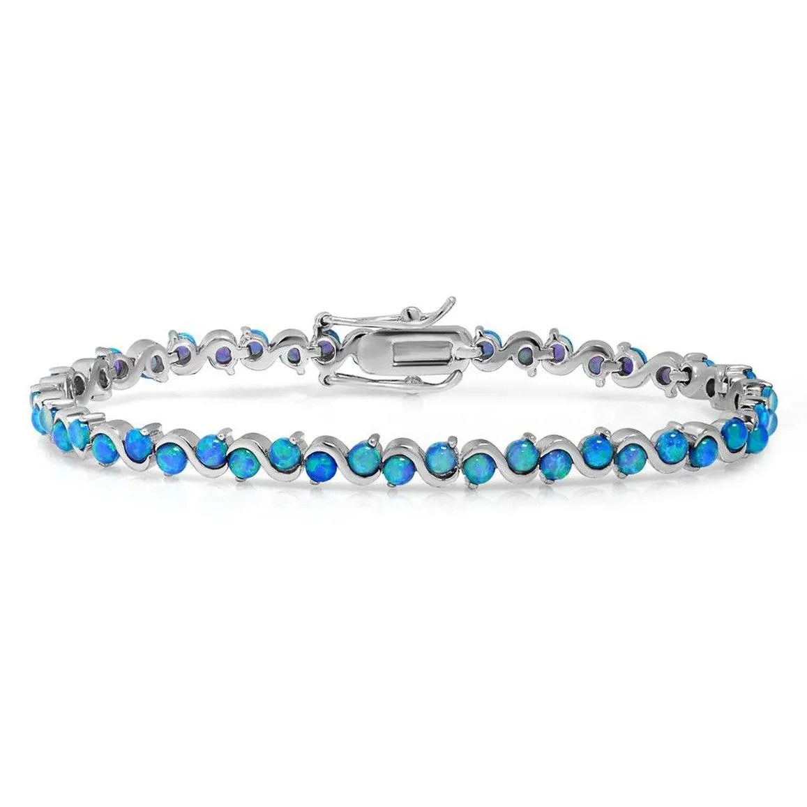 18K Gold Plated Opal Tennis Bracelets