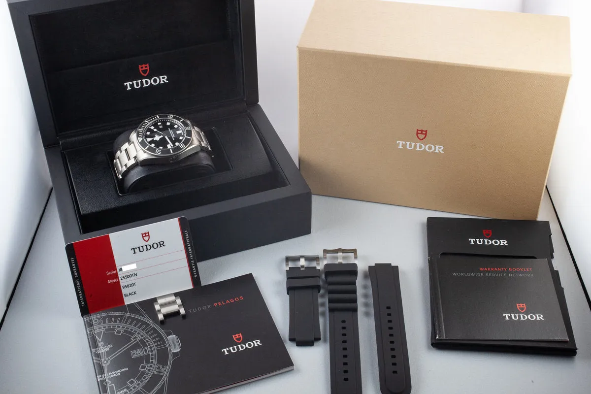 2016 Tudor Pelagos 25500TN Black Dial with Box and Papers