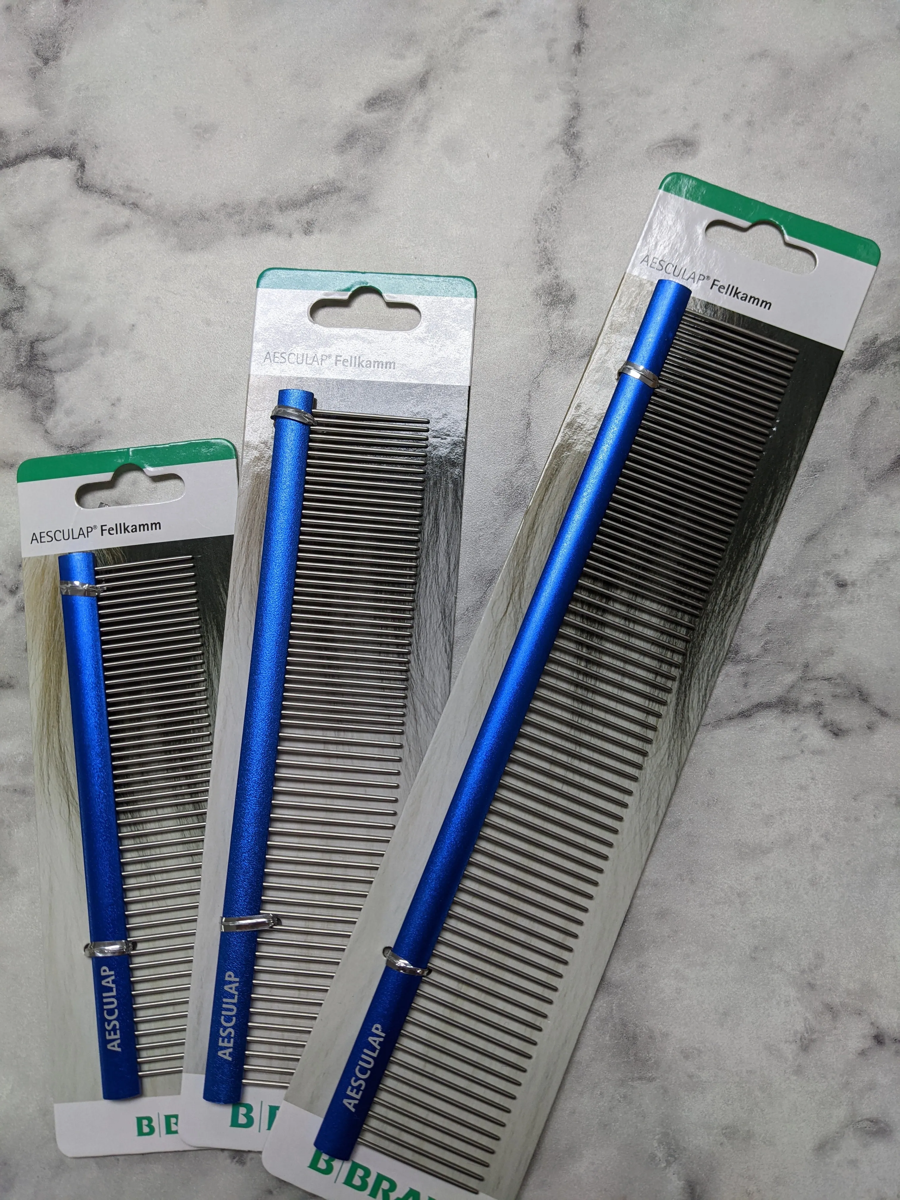 Aesculap  Aluminum  Combs