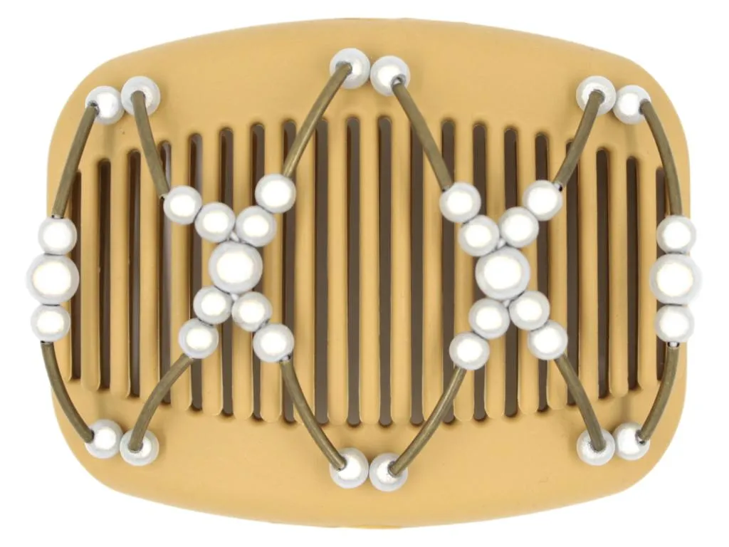 African Butterfly Hair Comb - Beada Tube Blonde 38