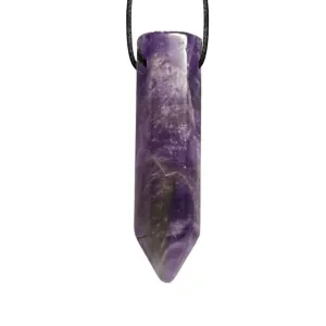 Amethyst Bullet Point Necklace