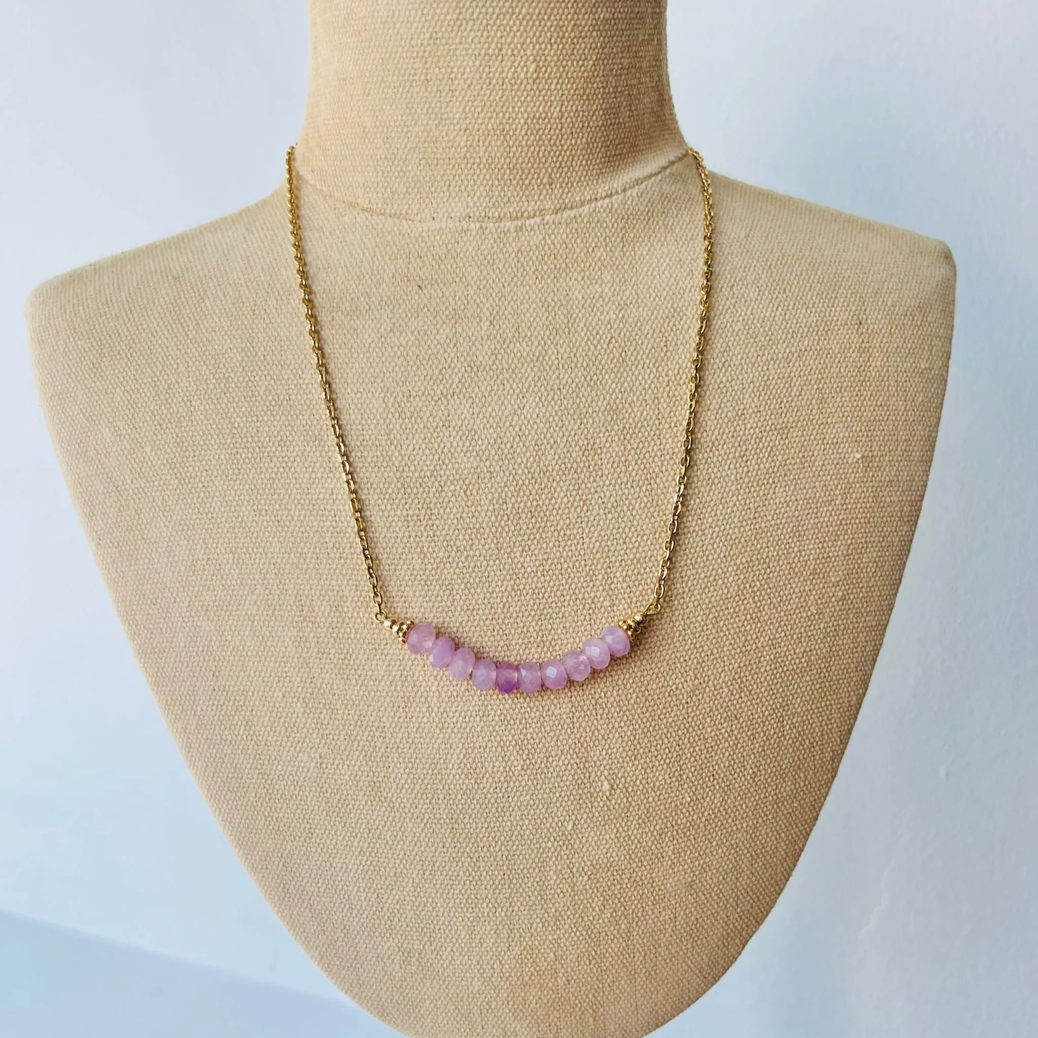 Amethyst Moon Necklace