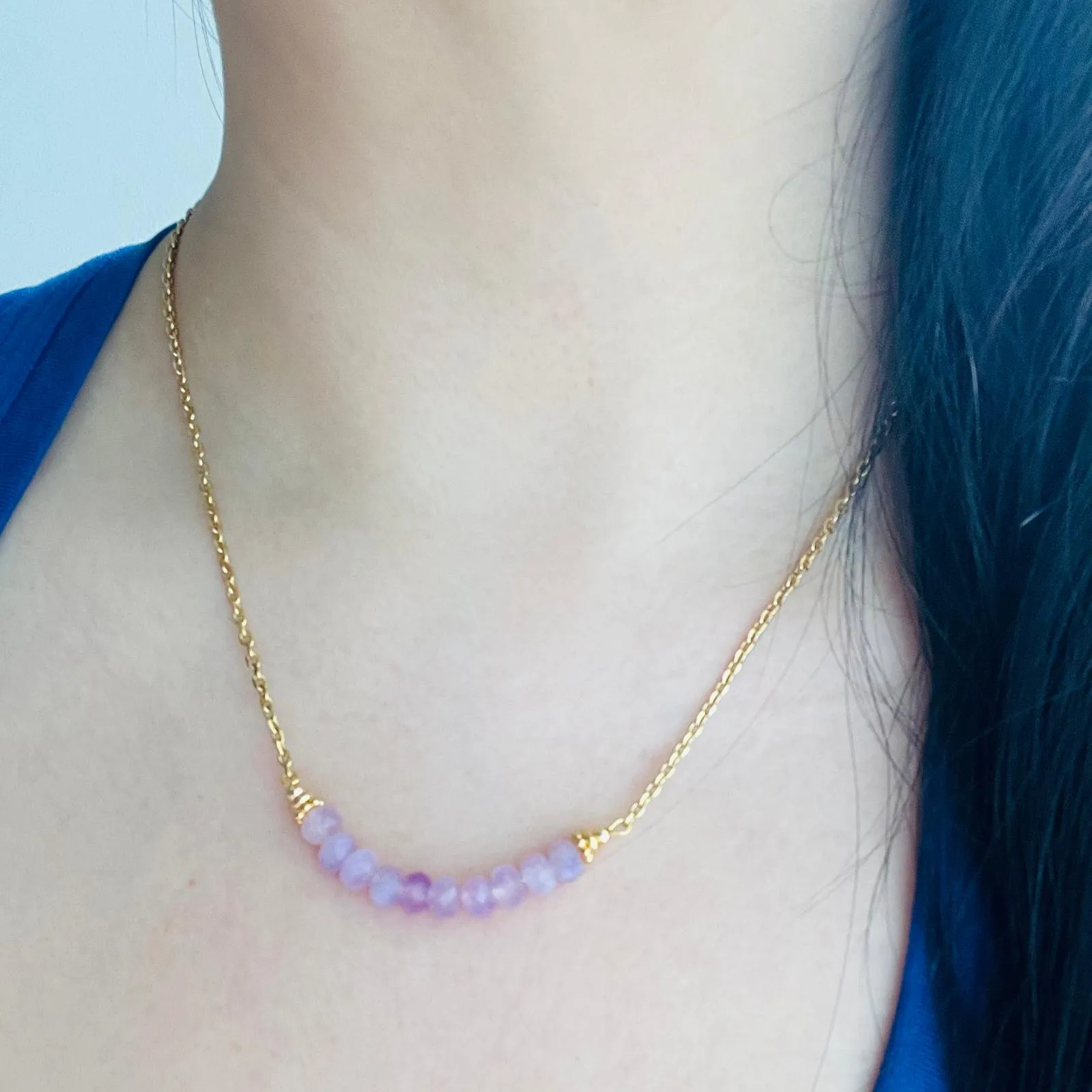 Amethyst Moon Necklace