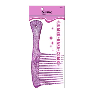 ANNIE Luminous Jumbo Rake Comb Assorted Color #254