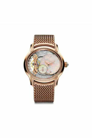 audemars piguet millenary frosted 18kt rose gold 39.5mm ladies watch