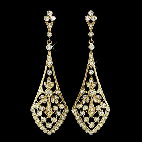 Briella Crystal Chandelier Earrings