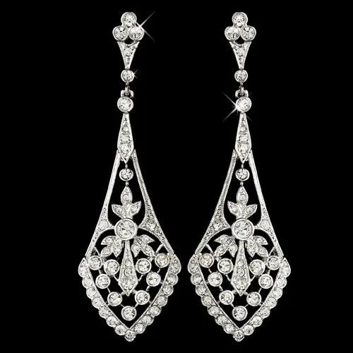 Briella Crystal Chandelier Earrings