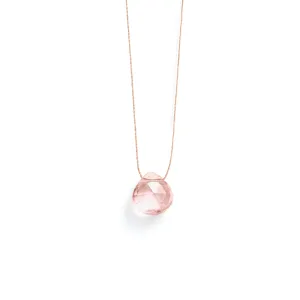 Champagne Quartz Fine Cord Necklace