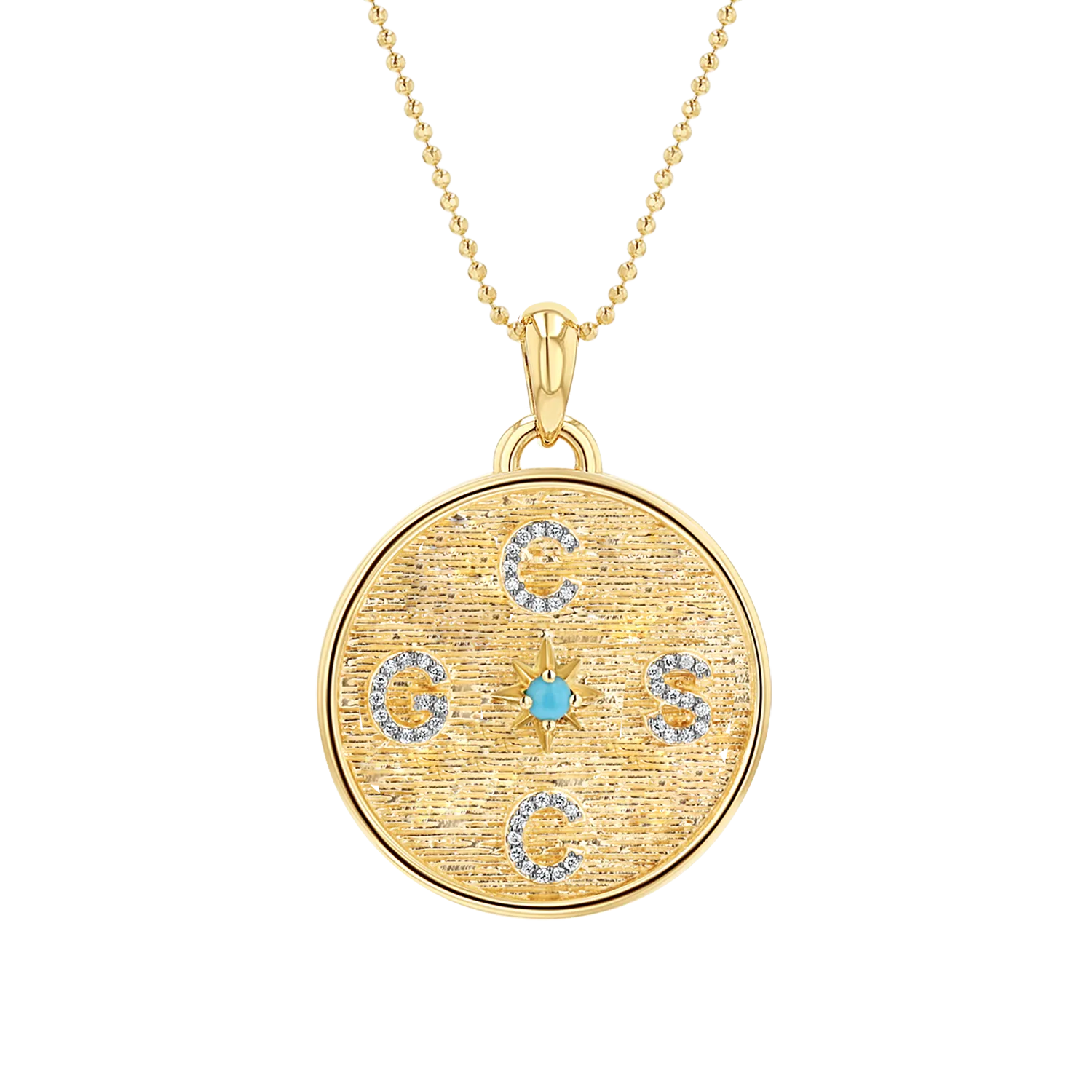 Circle of Life Diamond Multi Initial Necklace