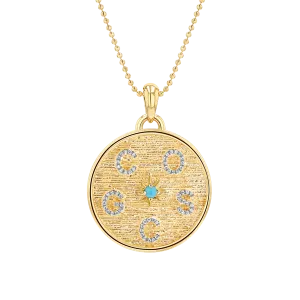 Circle of Life Diamond Multi Initial Necklace