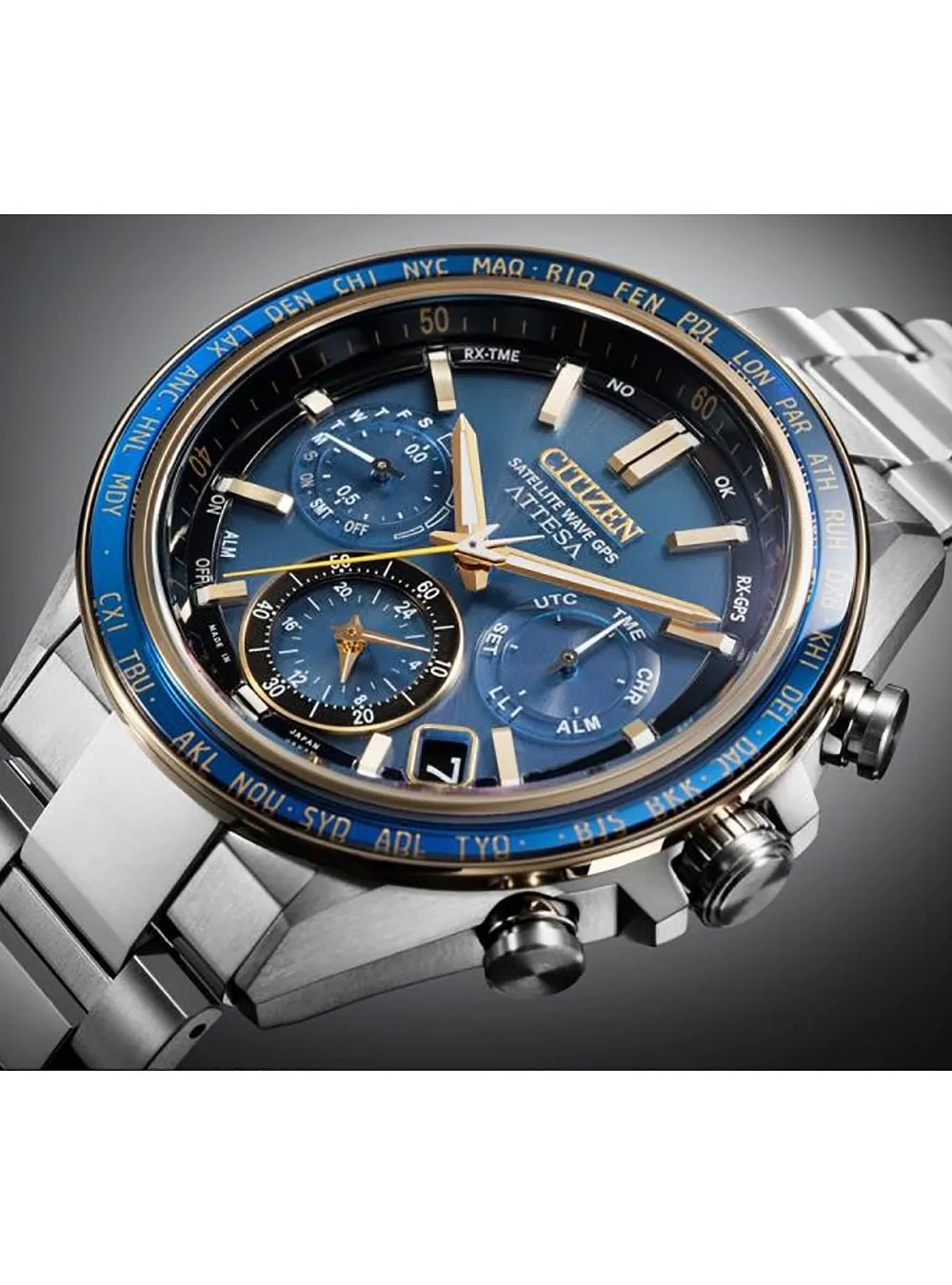 CITIZEN WATCH ATTESA ACT LINE “POWER OF NEPTUNE” CC4054-68L LIMITED EDITION MADE IN JAPAN JDM