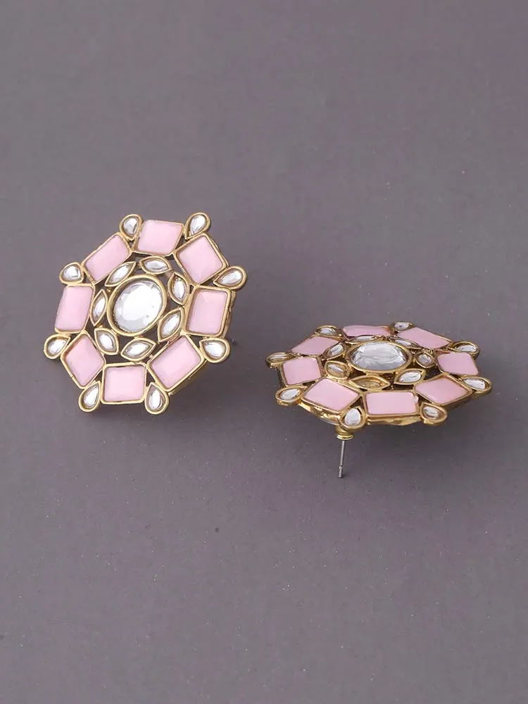 Coral Dharitri Studs