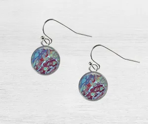 Coral Reef Small Dangle Earrings | Handmade Beach Jewelry