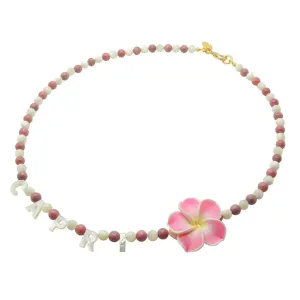 Destination: Capri Mother of Pearl Shell Gemstone Bead Necklace