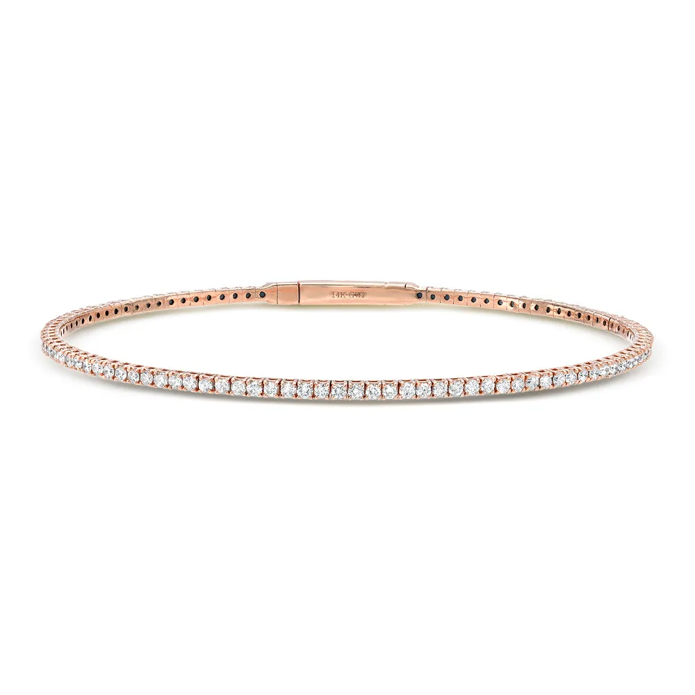 Diamond Flexible Bangle