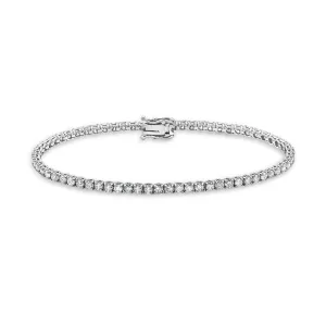 Diamond Tennis Bracelet (4.00 ct.) 2.5 mm 4-Prongs Setting in 14K Gold