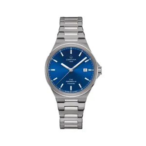 DS-7 Powermatic 80 Titanium Blue Dial, 39 mm