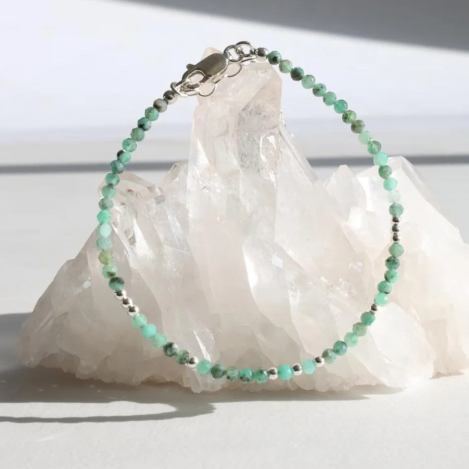 Emerald Dainty Bracelet