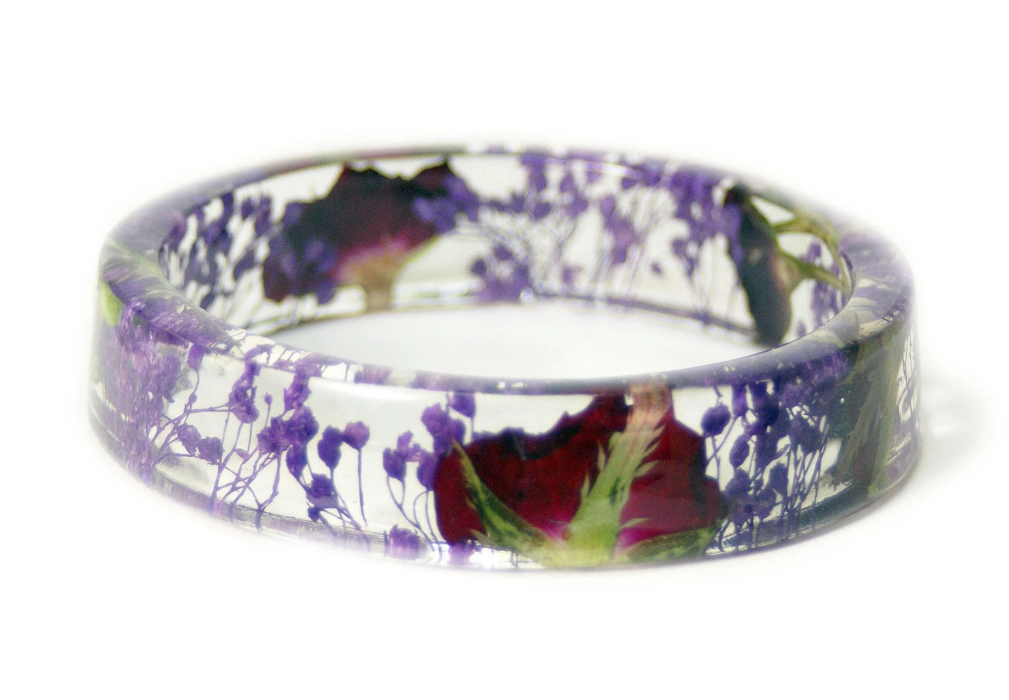 Enchanted Rose Resin Bracelet