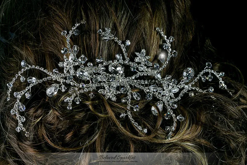 Fidelia Floral Treasures Hair Comb | Swarovski Crystal