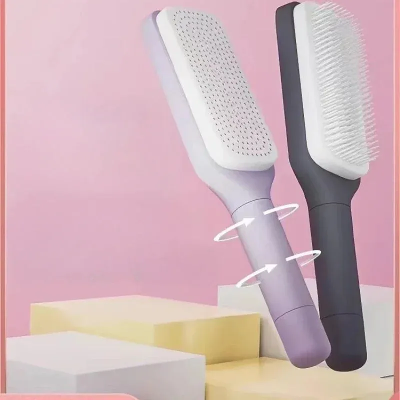 Frizz-Free Clean Massage Retractable Air Cushion Comb