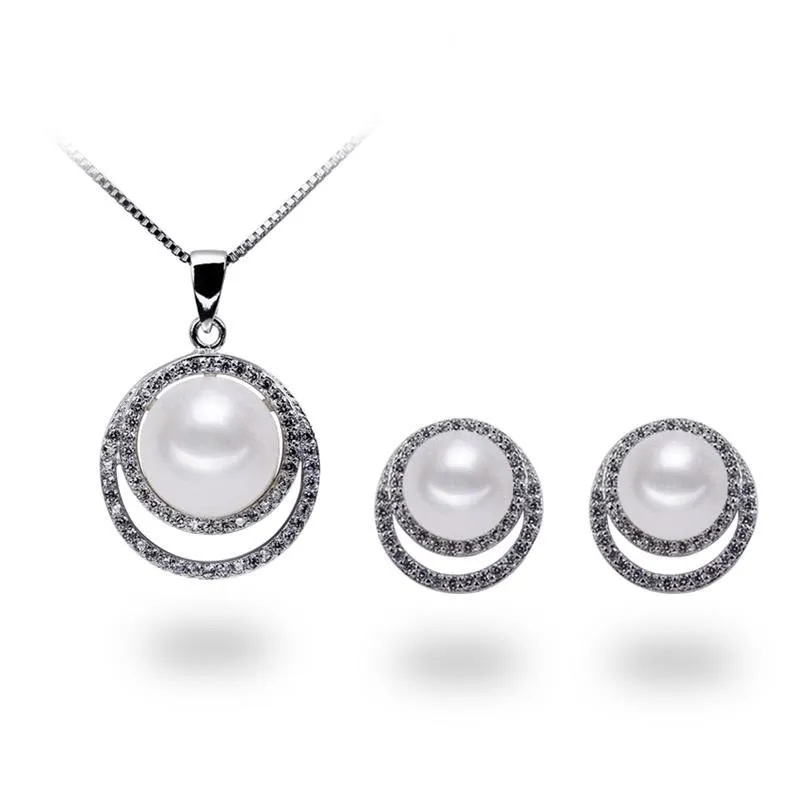 Full Moon Necklace & Earrings Gift Set