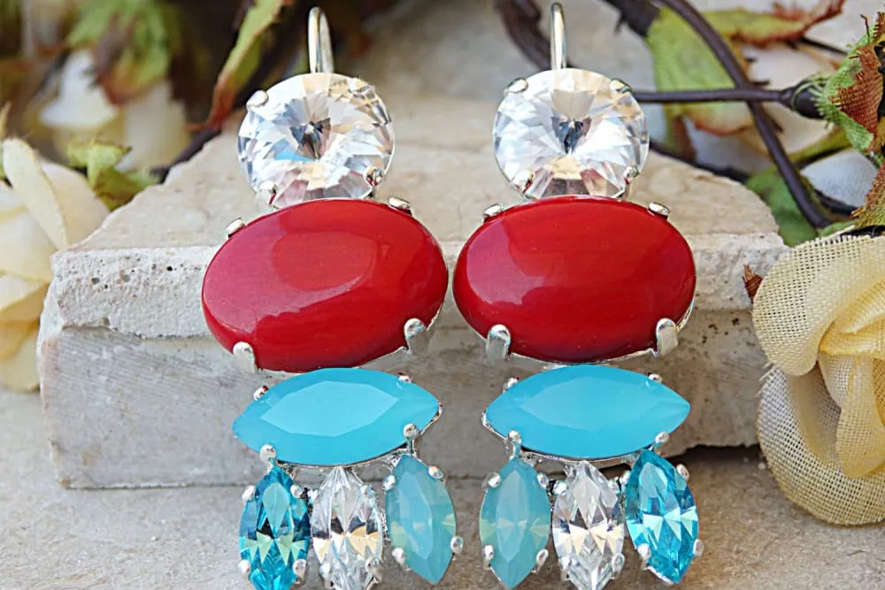 Genuine coral Earrings