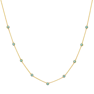 Genuine Turquoise Strand Necklace