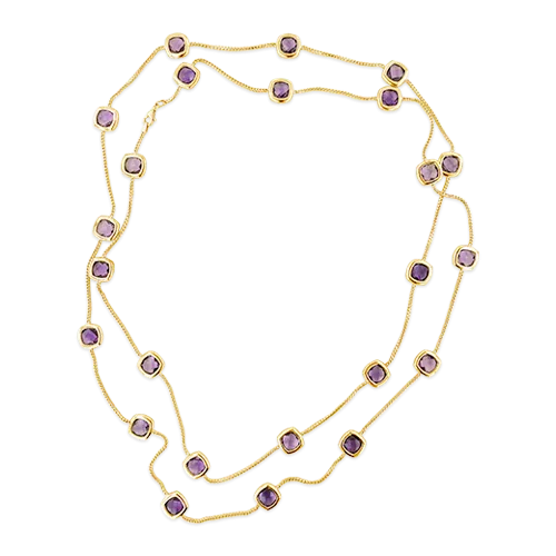 Gold & Amethyst Necklace