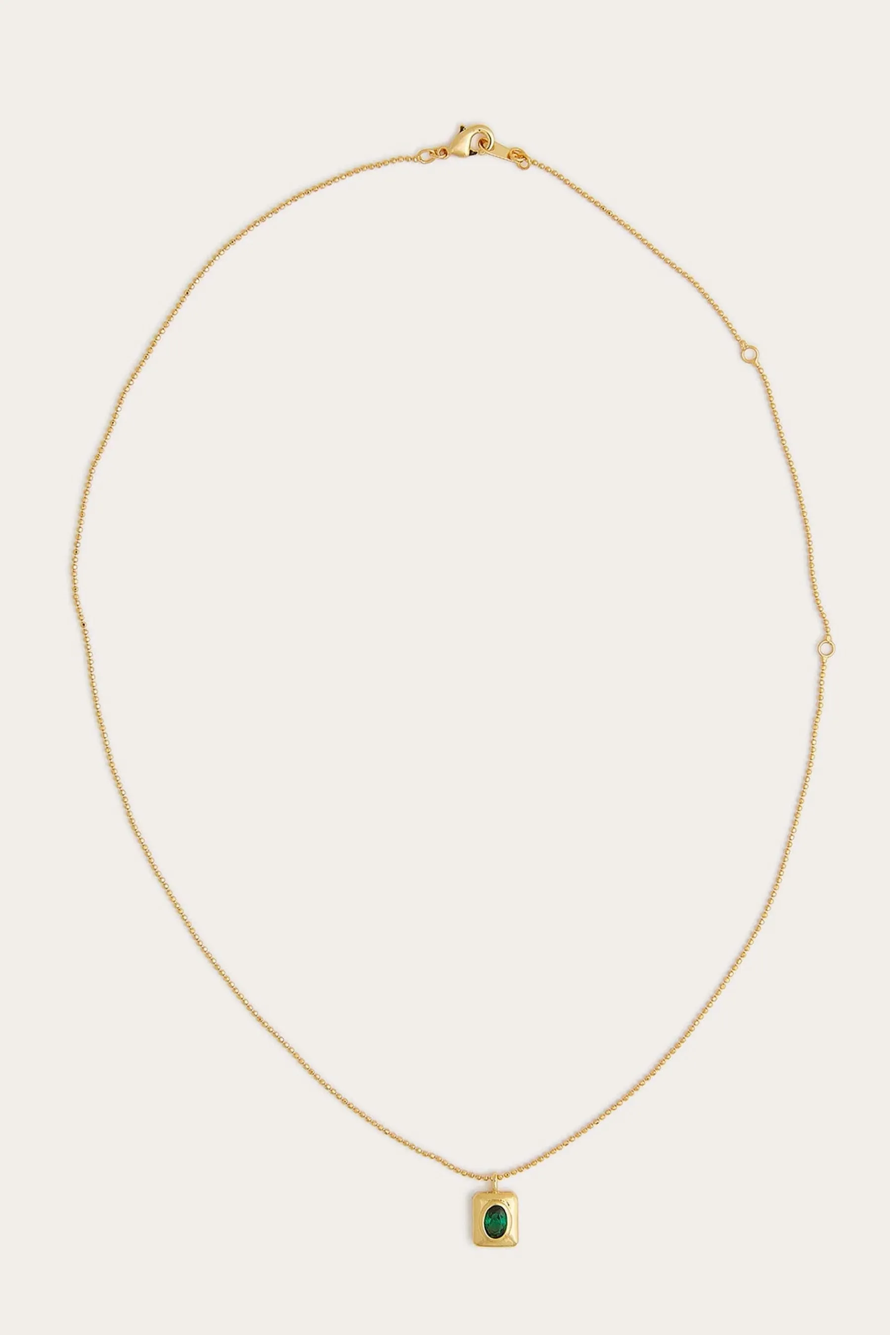 Gold Jade Necklace