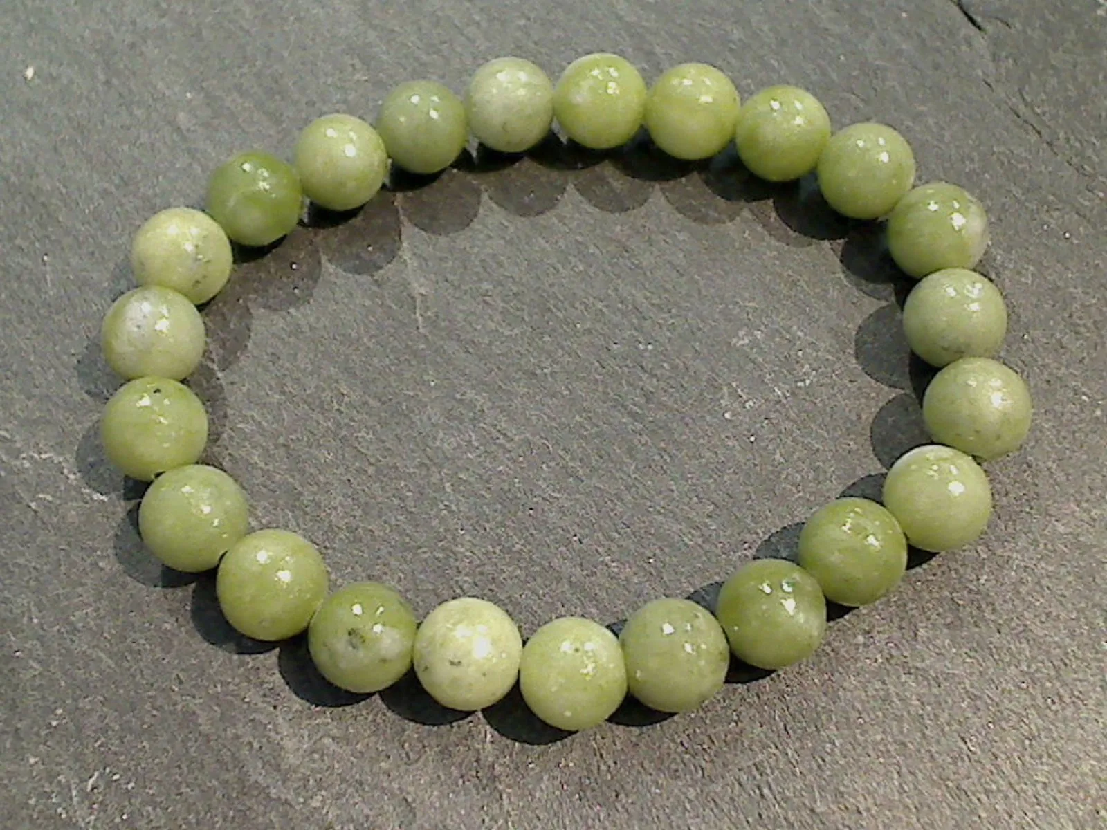 Green Jade 8MM Stretch Bracelet