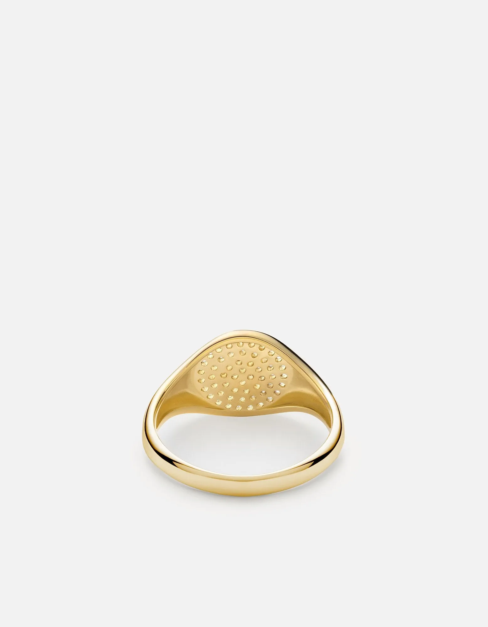 Horizon Signet Ring, Gold Vermeil/Sapphire