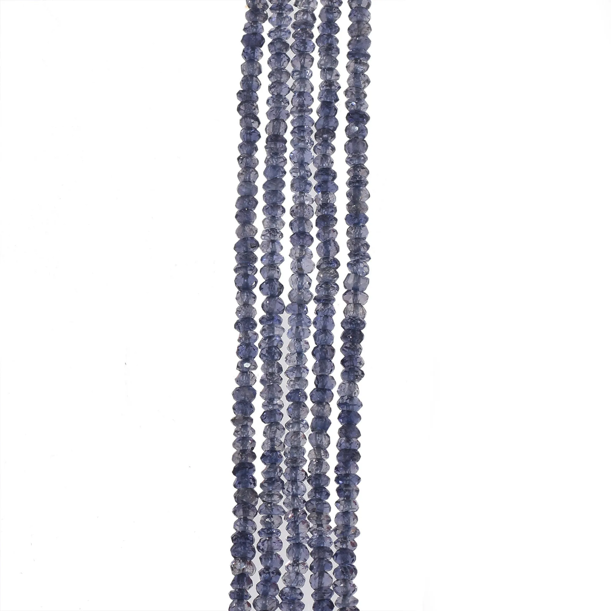 Iolite Beaded Gemstone Necklace