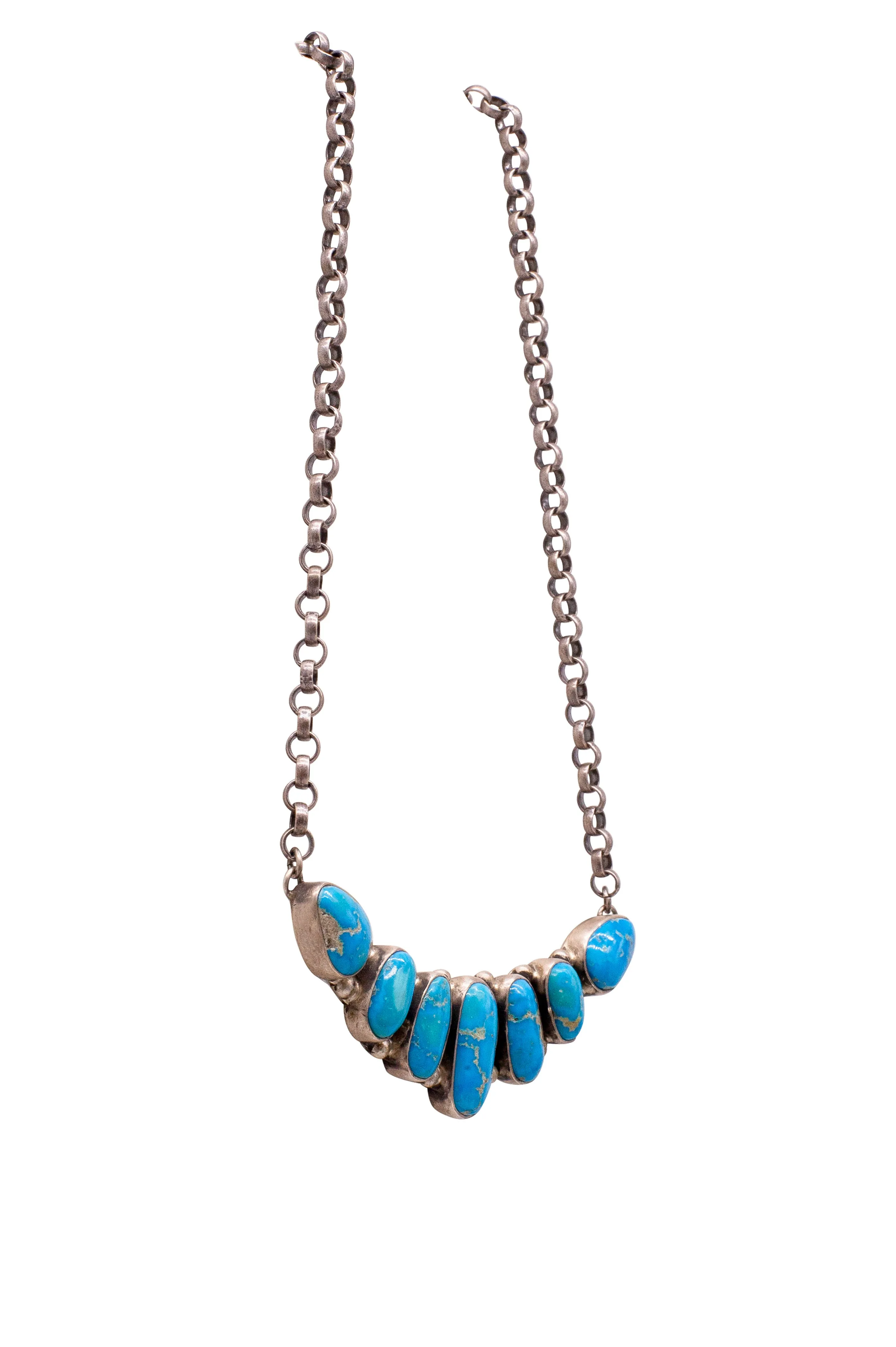 Kingman Turquoise Necklace | Randall & Etta Endito