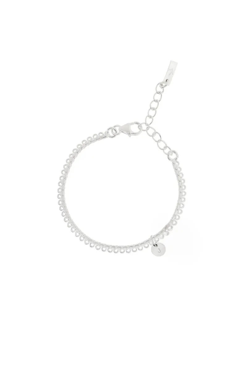 Lace Chain Bracelet - Silver