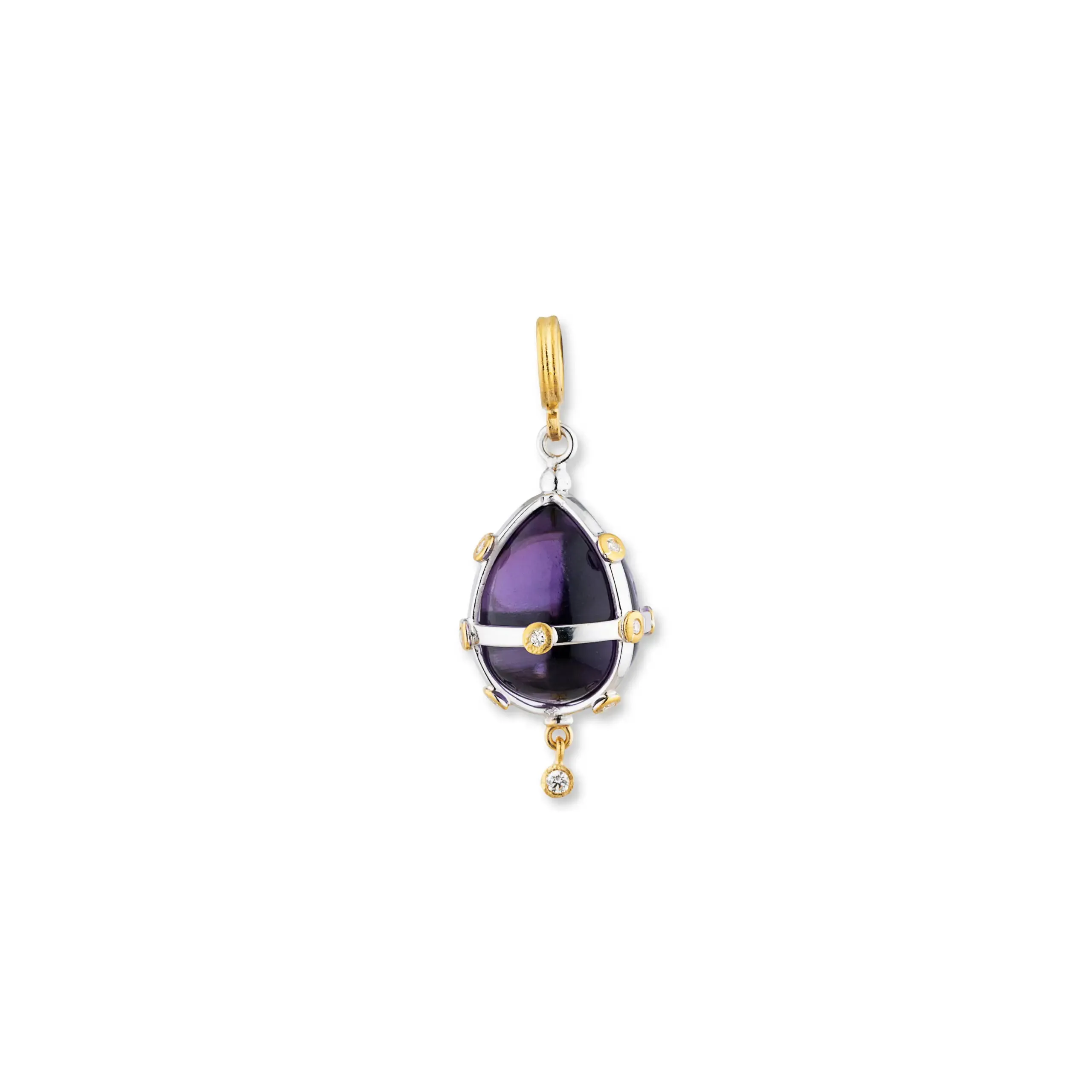 Lika Behar Caged Amethyst Pendant