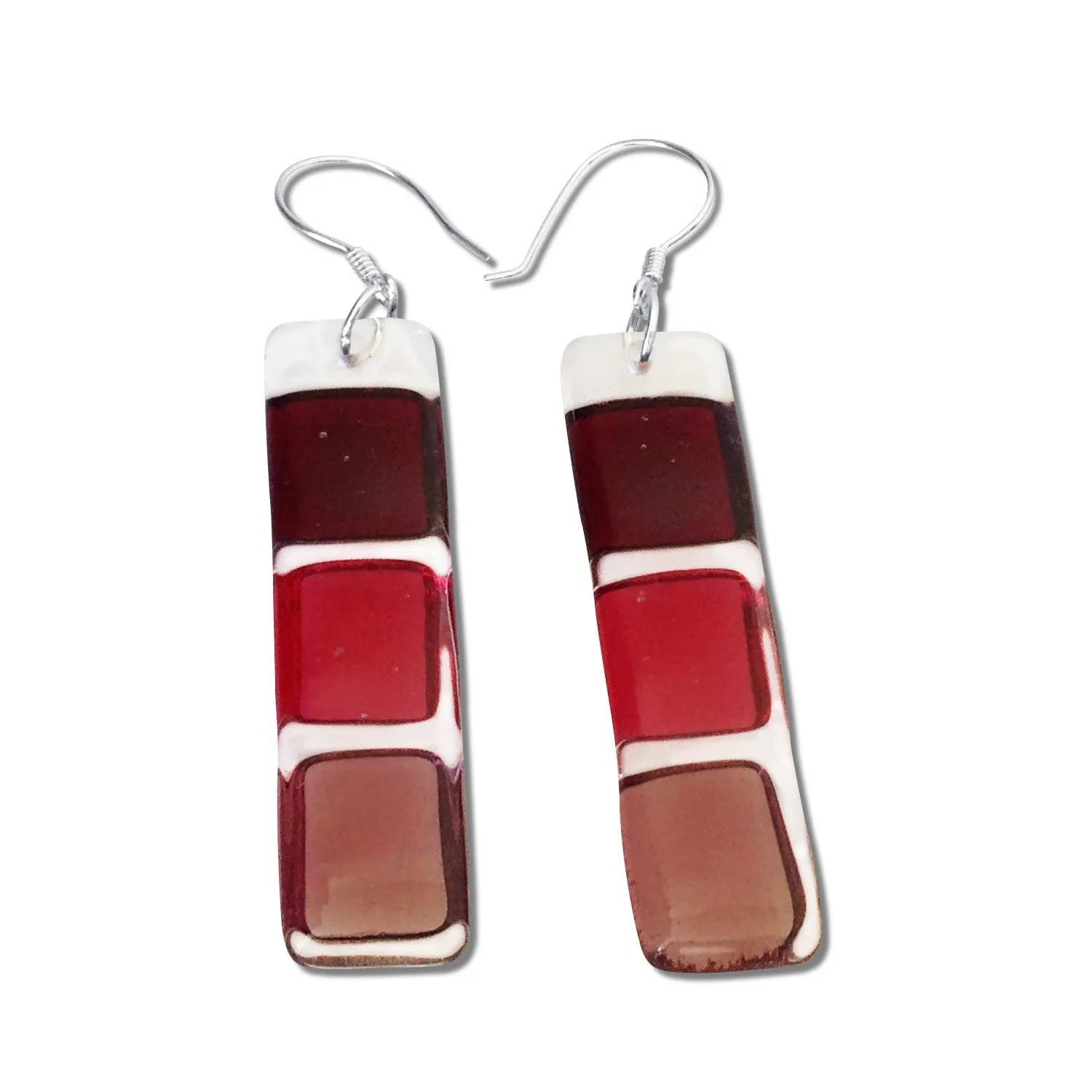 LMOL Glass Earrings - Cherry