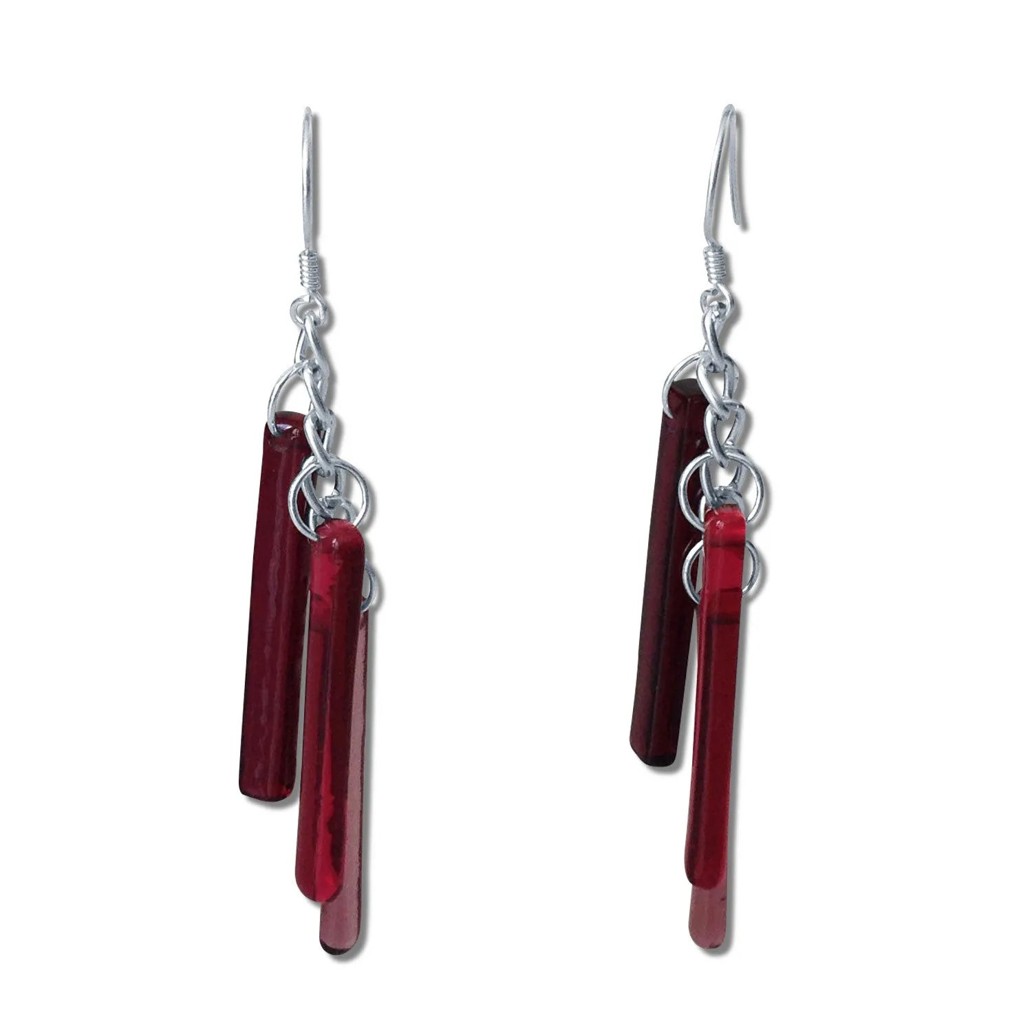 LTRAC Glass Earrings - Cherry