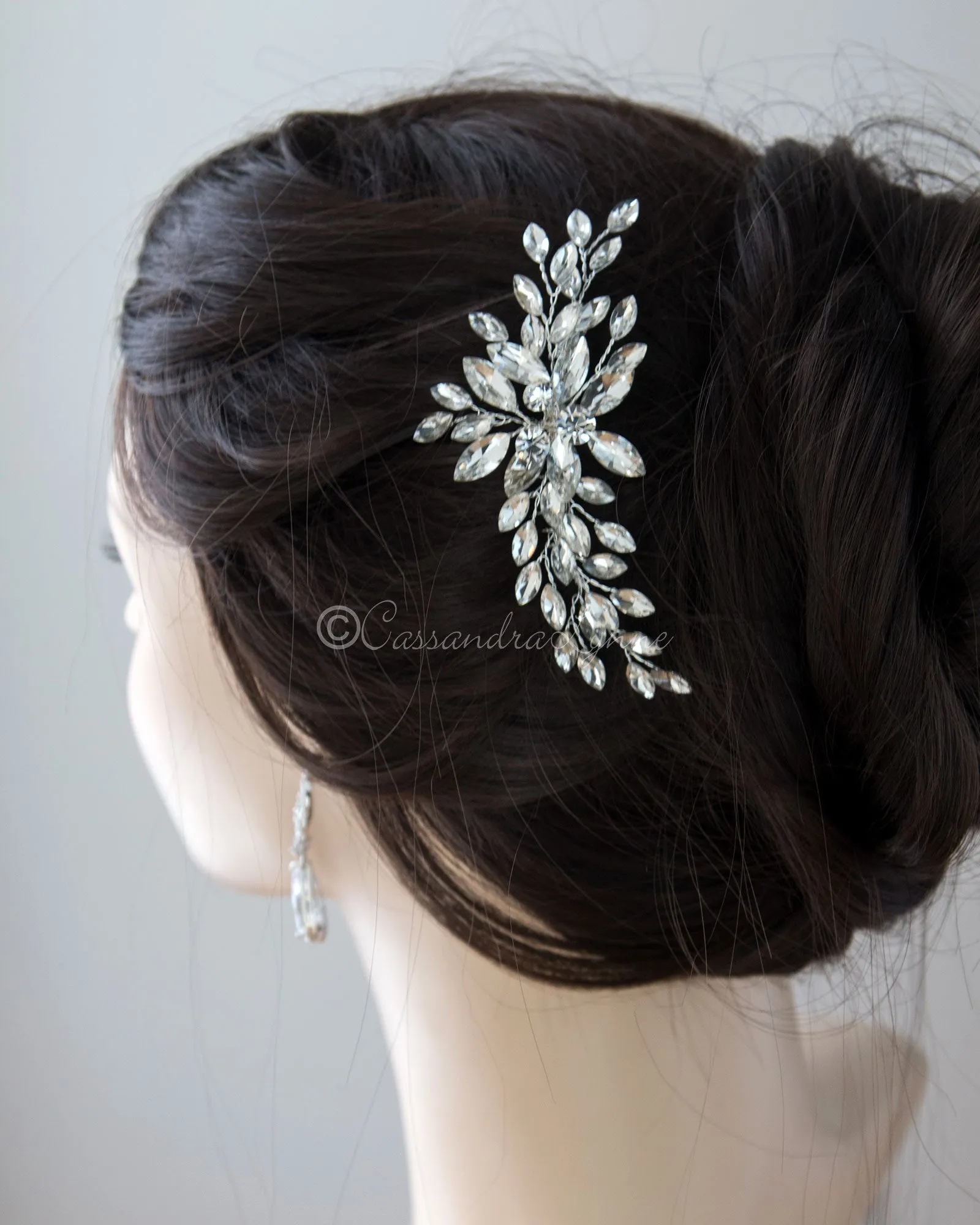 Marquise Spray Bridal Hair Comb