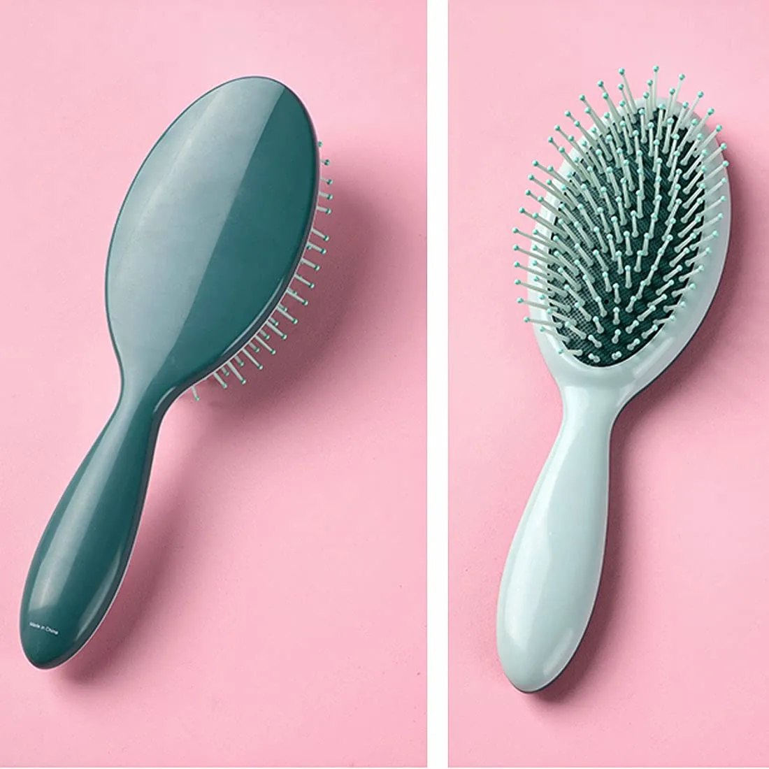 MINISO Bicolor Cushion Hair Brush(Green)