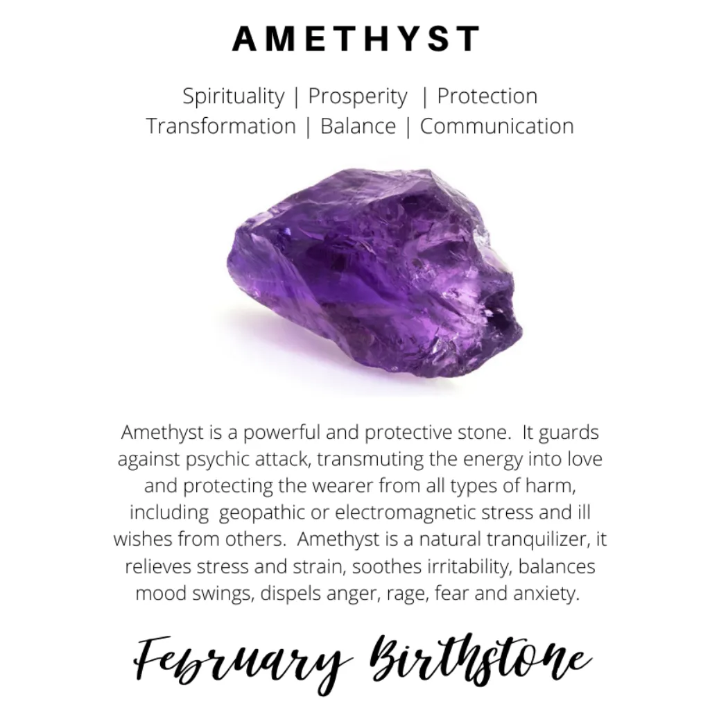 Mystic Elegance: Amethyst Gemstone Pendant for Timeless Charm