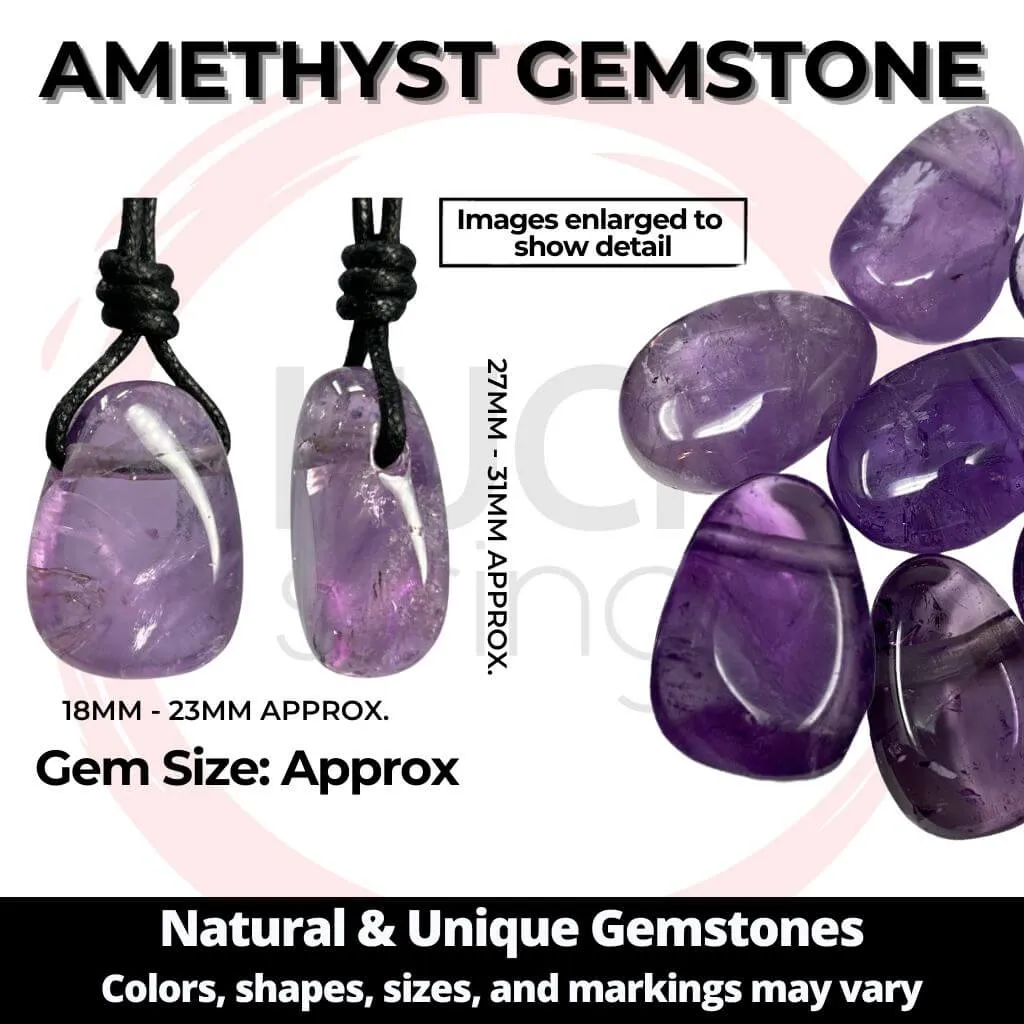 Mystic Elegance: Amethyst Gemstone Pendant for Timeless Charm