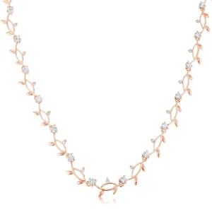 Nathana Romantic Vineyard Rose Gold Necklace | 16in