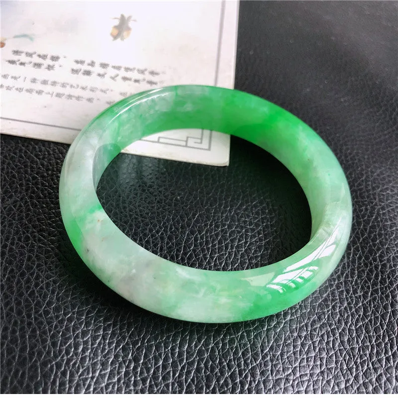 Natural Jade Bangle Jadeite Bangle Internal Diameter 57.5mm 00806