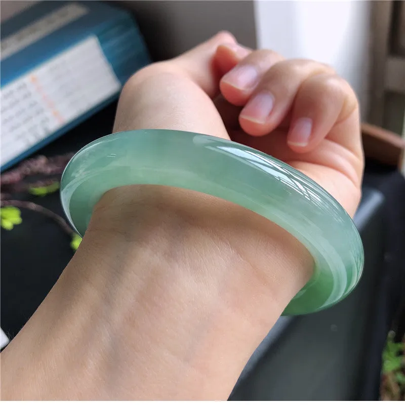 Natural Jade Bangle Jadeite Bangle Internal Diameter 57.6mm Q732927