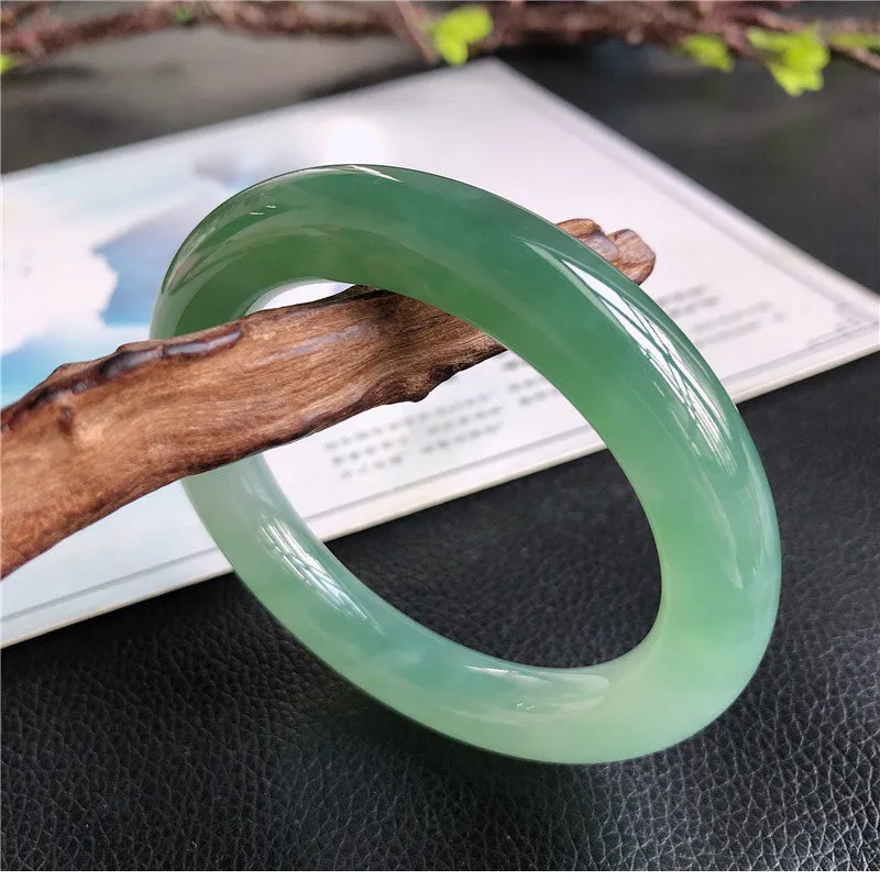 Natural Jade Bangle Jadeite Bangle Internal Diameter 57.6mm Q732927