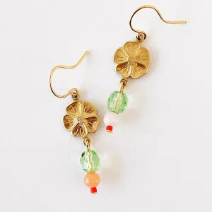 Nest Pretty Things | Small Flower And Bead Earrings