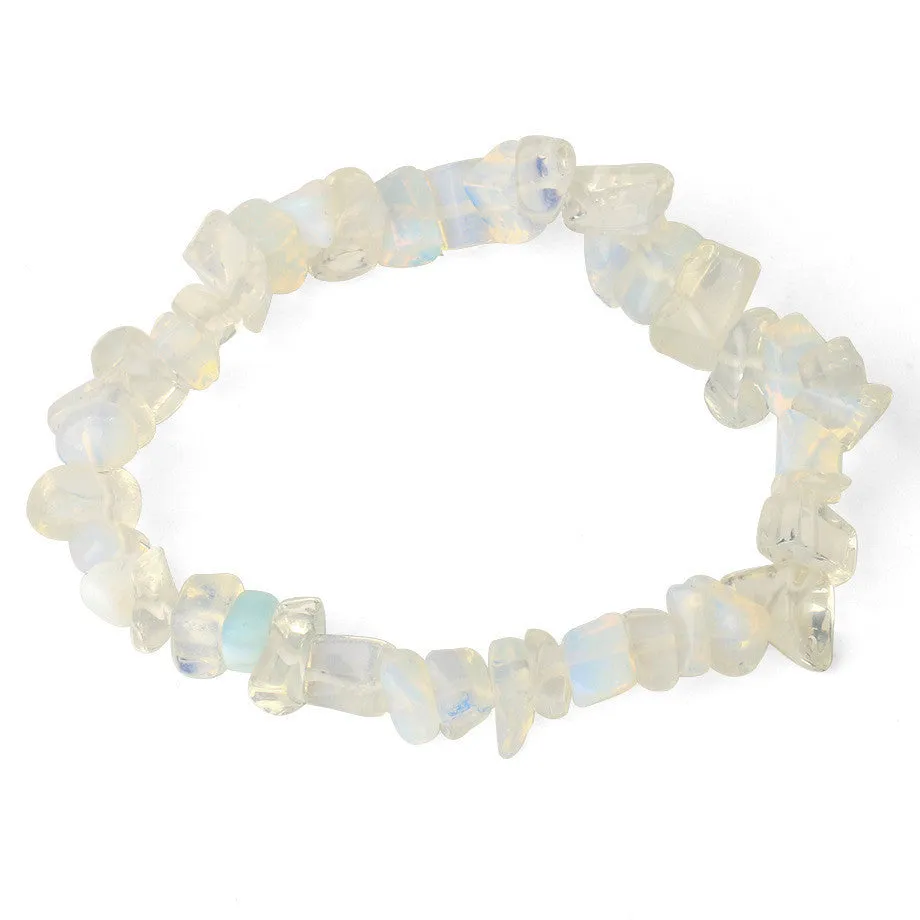 New Natural Crystal Opal Double Spire Bracelet