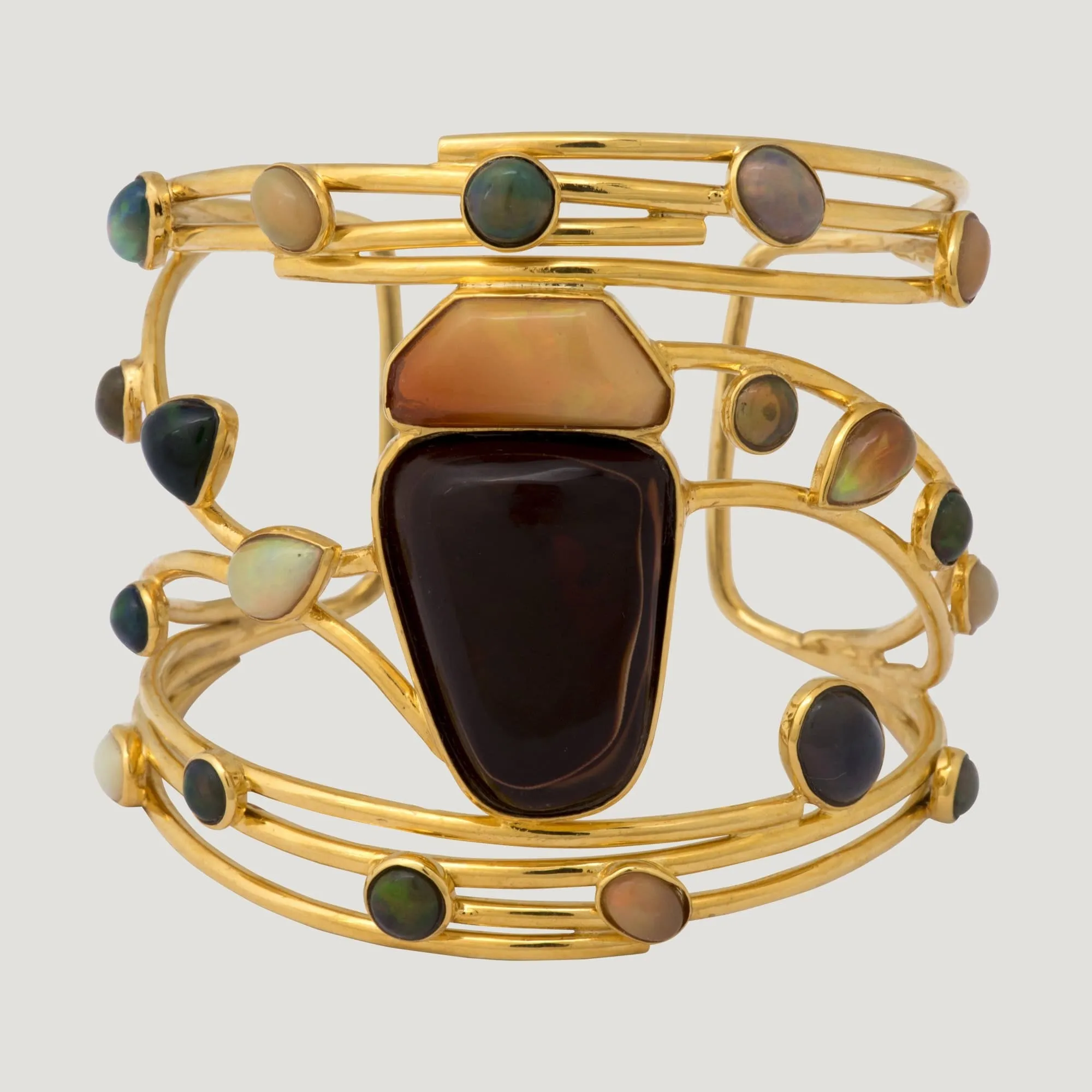 Opal Vermeil Bangle