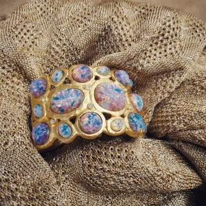 Opaline Golden Bracelet by Kenneth Jay Lane